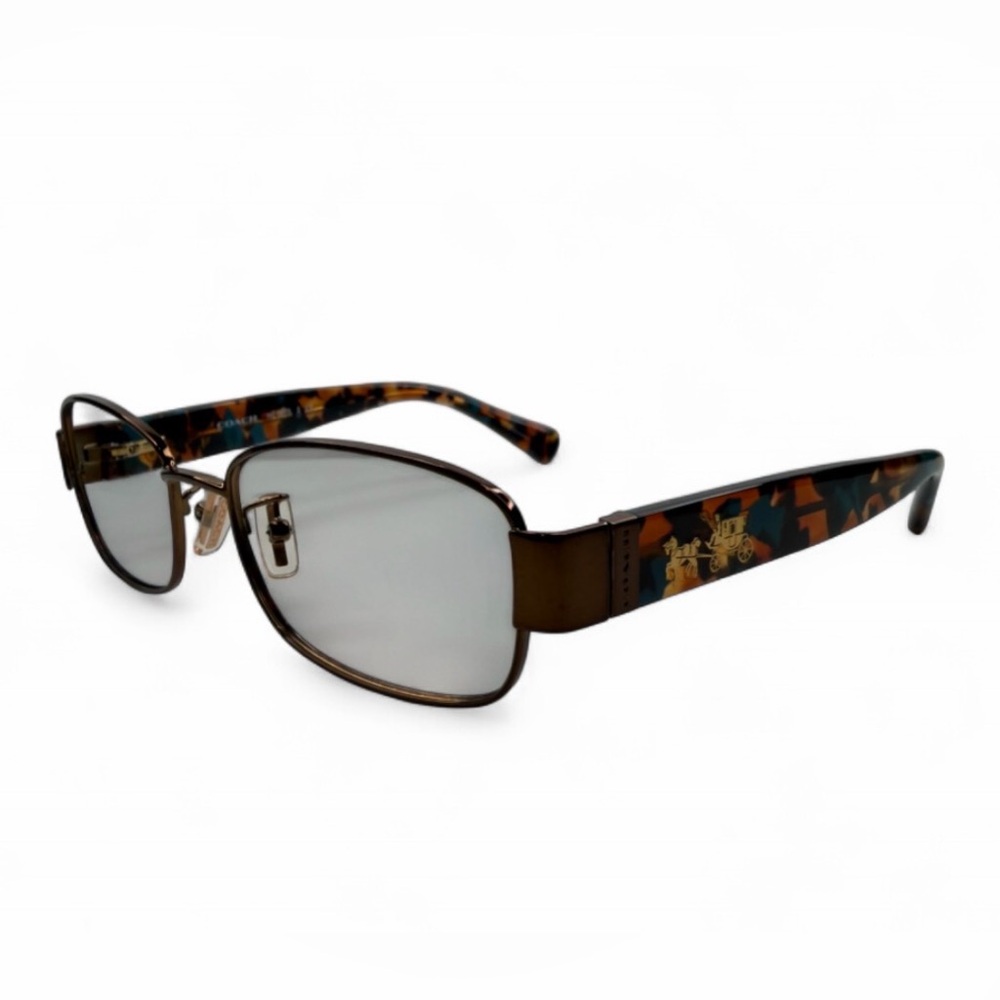 COACH EYEGLASSES HC5075/9244 (DARK BROWN/TEAL CONFETTI) 53•17•135 COACH GLASSES